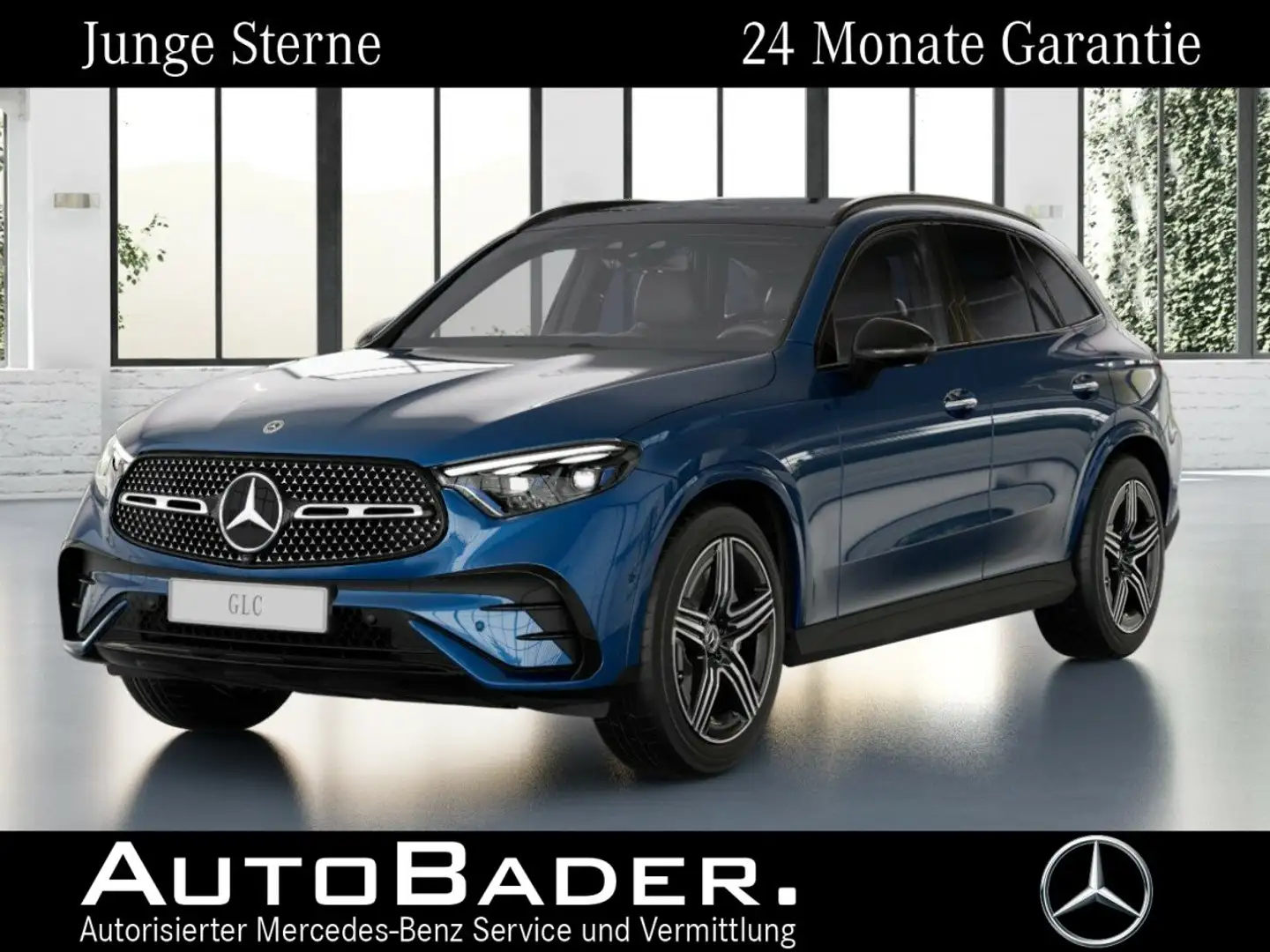 Mercedes-Benz GLC 300 GLC 300 d 4M AMG HAL DIST DigiL PSD AIRM 360 AHK Blau - 1