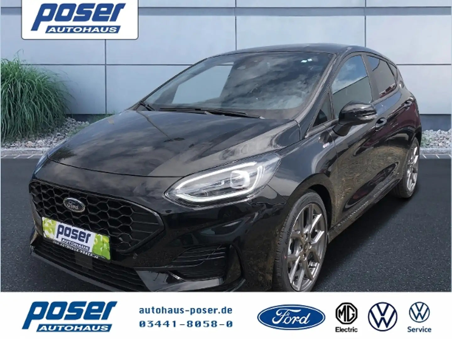 Ford Fiesta ST-Line 1.0 MHEV EcoBoost Automatik ACC LED NAVI Schwarz - 1