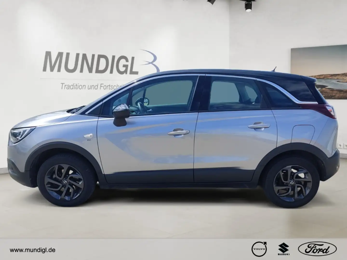 Opel Crossland 120 Jahre Klima FSE SHZ LRH LED PDC v+h BT Tempo Grijs - 2