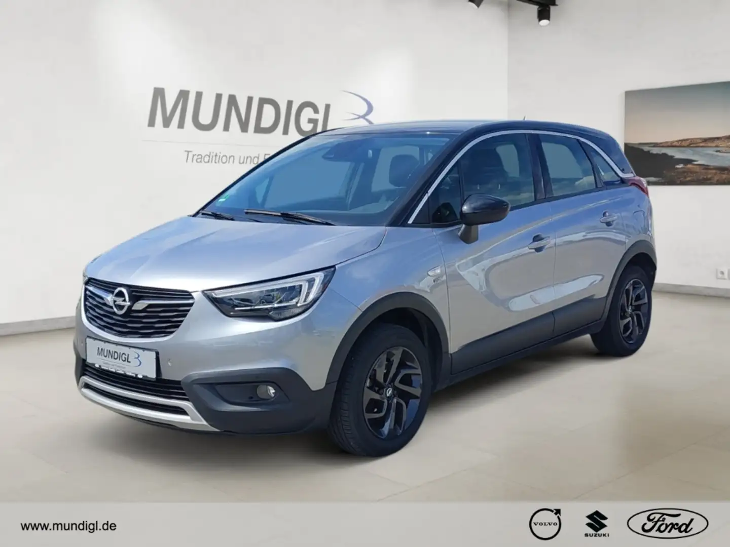 Opel Crossland 120 Jahre Klima FSE SHZ LRH LED PDC v+h BT Tempo Grijs - 1