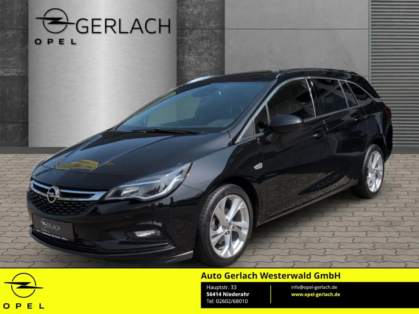 Opel Astra K Sports Tourer Dynamic Start Stop 1.4 Turbo EU6d- Noir - 1