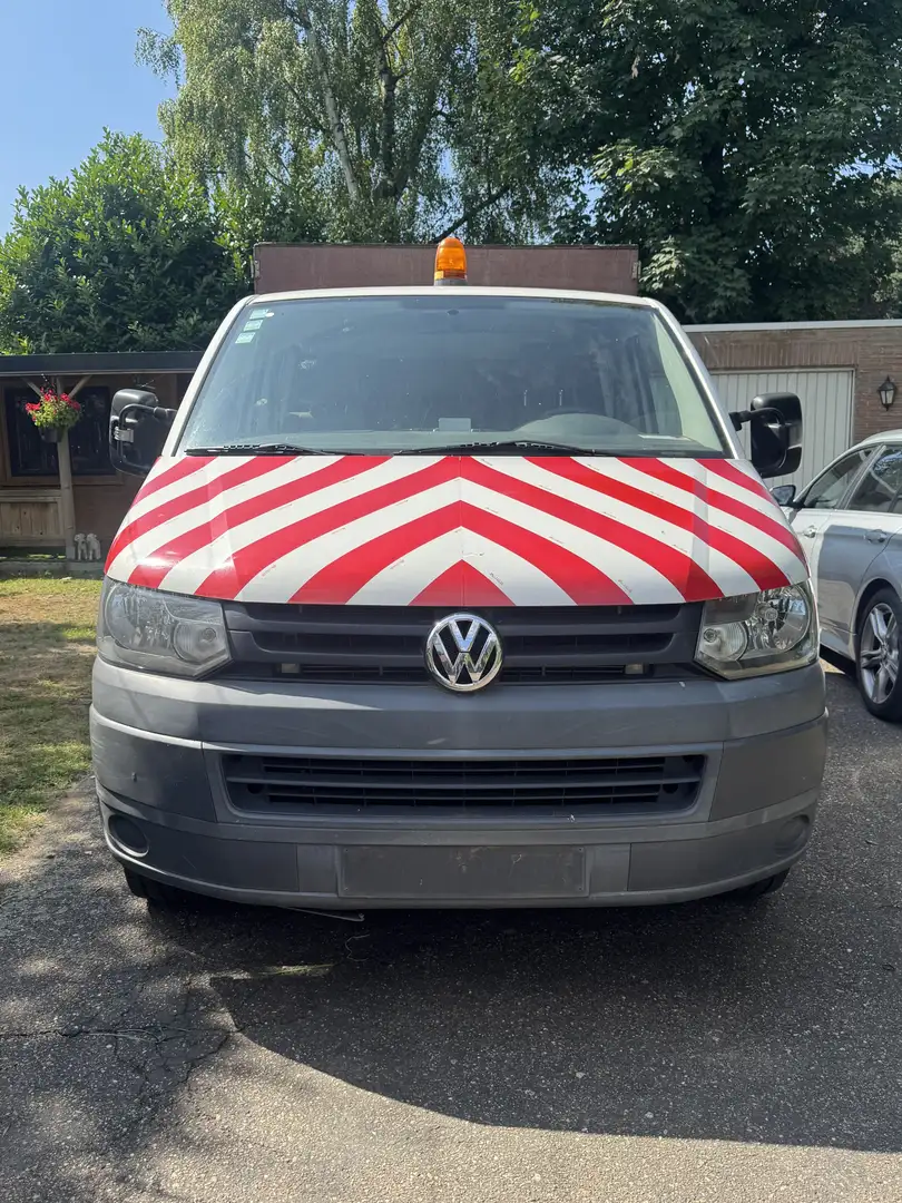 Volkswagen Transporter lichte vracht dubbel cabine open laadbak Beige - 1