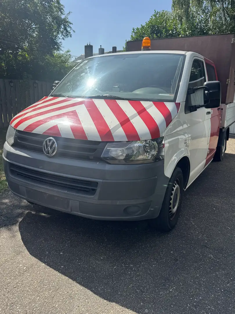 Volkswagen Transporter lichte vracht dubbel cabine open laadbak Beige - 2