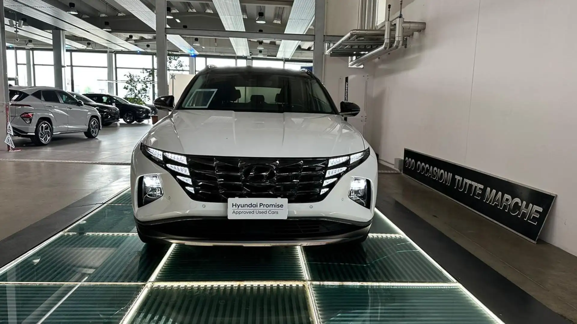 Hyundai TUCSON 1.6 T-GDI 48V XLine Blanc - 2