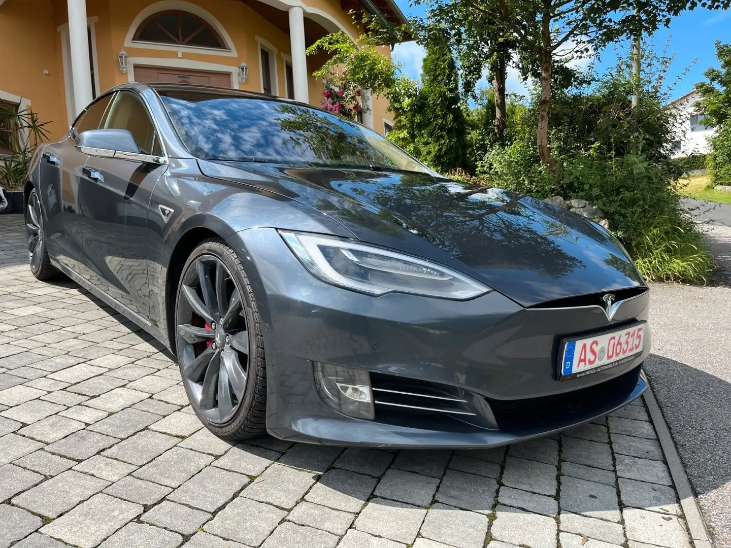 Tesla Model S P90D Ludcrous/von Sinnen+ Grau - 1