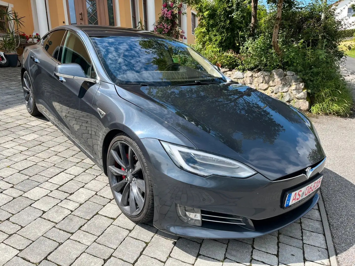Tesla Model S P90D Ludcrous/von Sinnen+ Grau - 2
