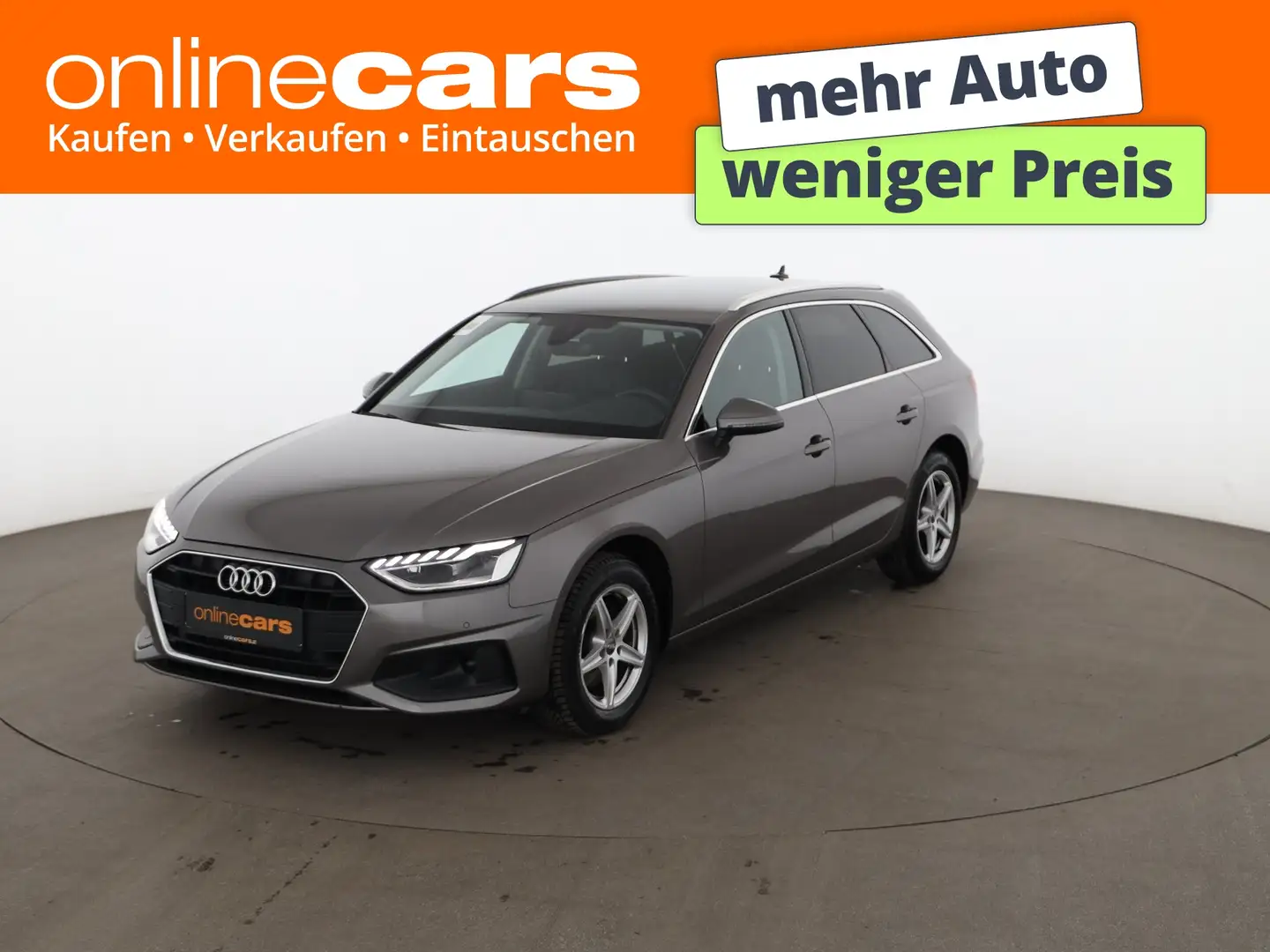 Audi A4 Avant 30 TDI Aut LED AHK NAVI LEDER SITZHZG Grau - 1