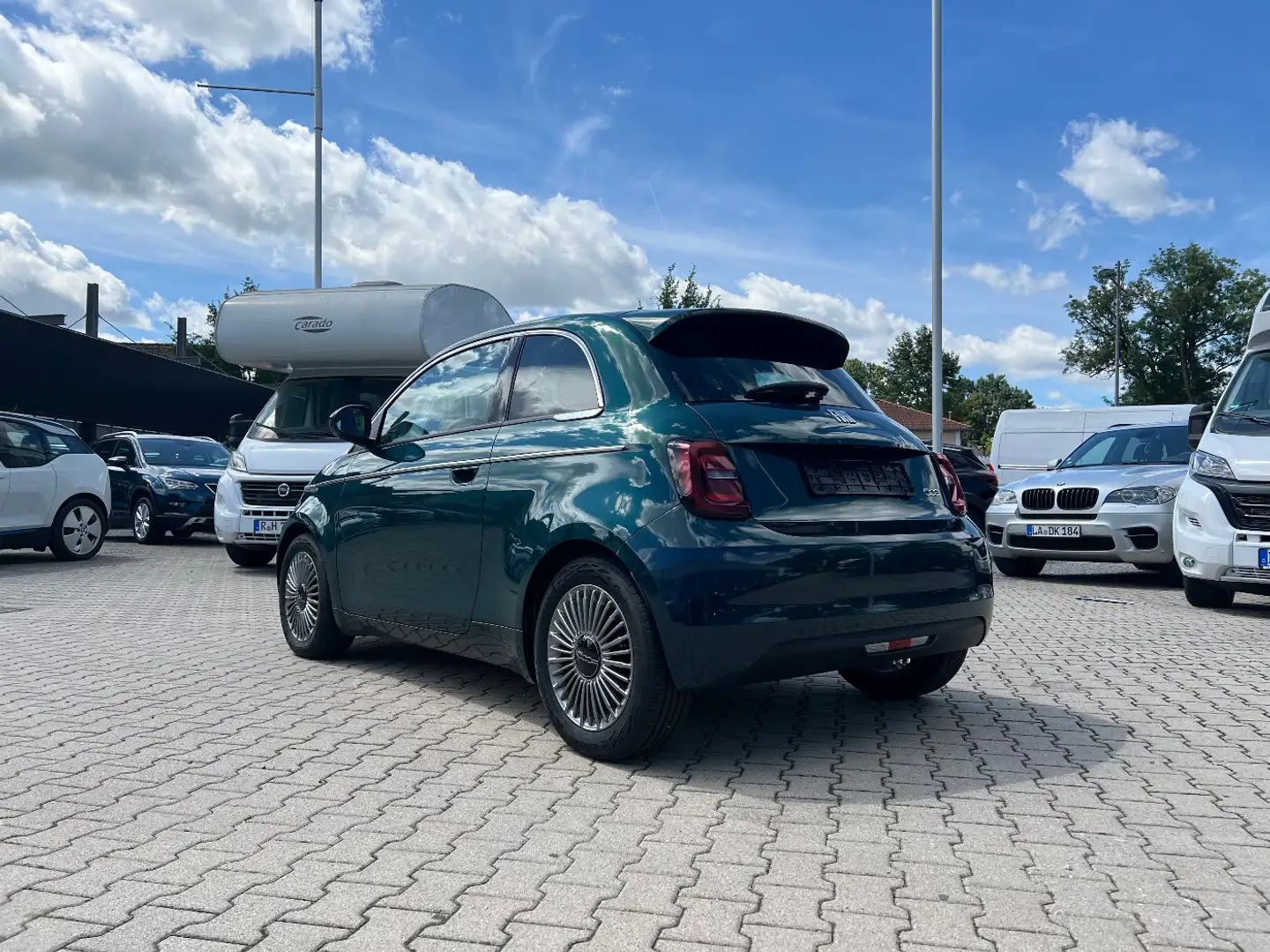 Fiat 500 Elektro 42 KWh *Klimaauto DAB Style Paket* Grün - 2