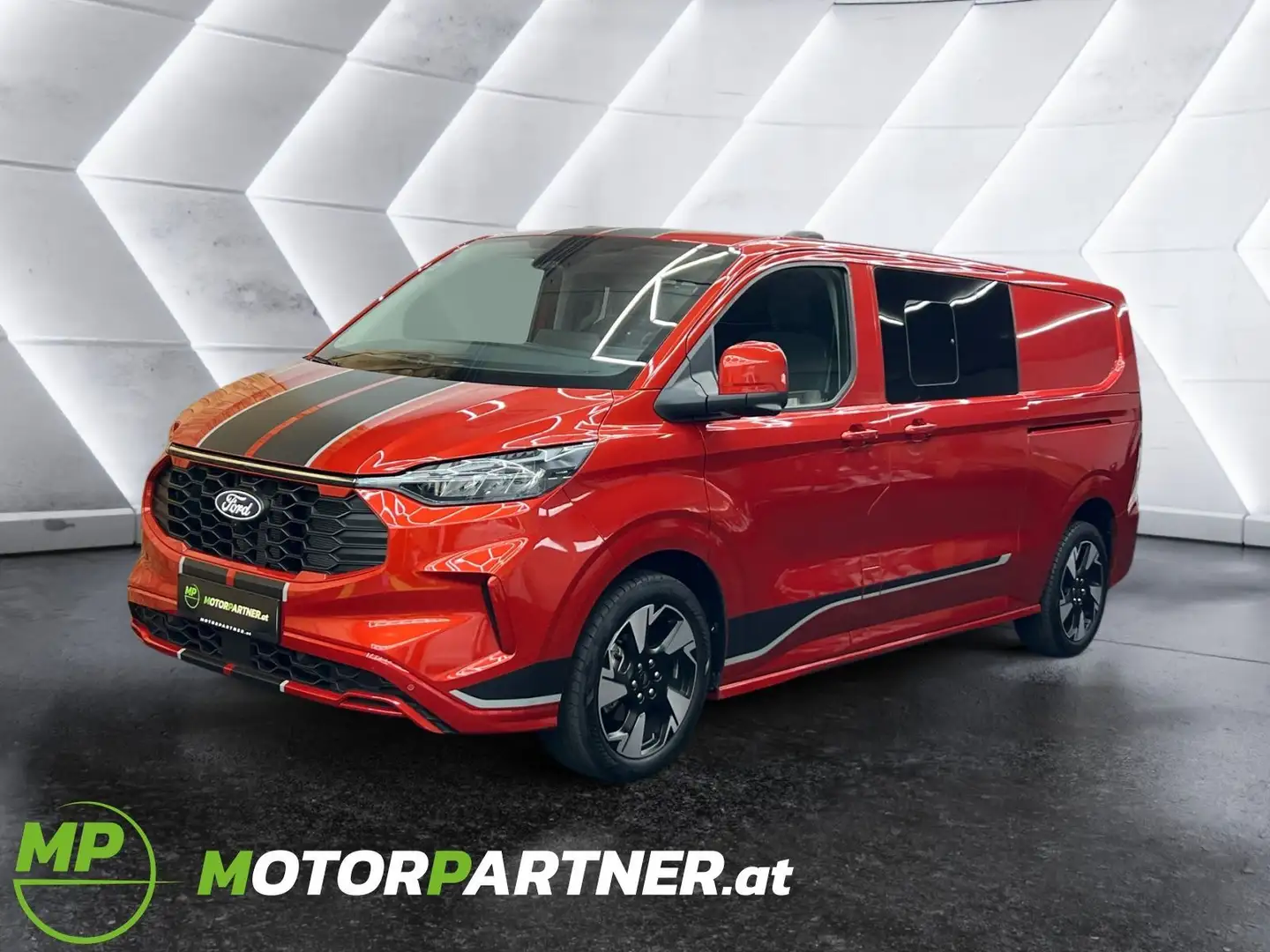 Ford Transit Custom L2 DoKa | SPORT | Allrad | Standheizung Rot - 1