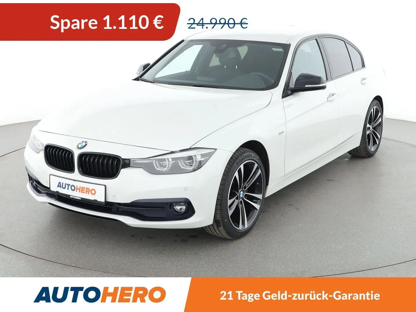 BMW 320 320d Sport Line Shadow Aut.*NAVI*TEMPO*CAM*PDC* Weiß - 1