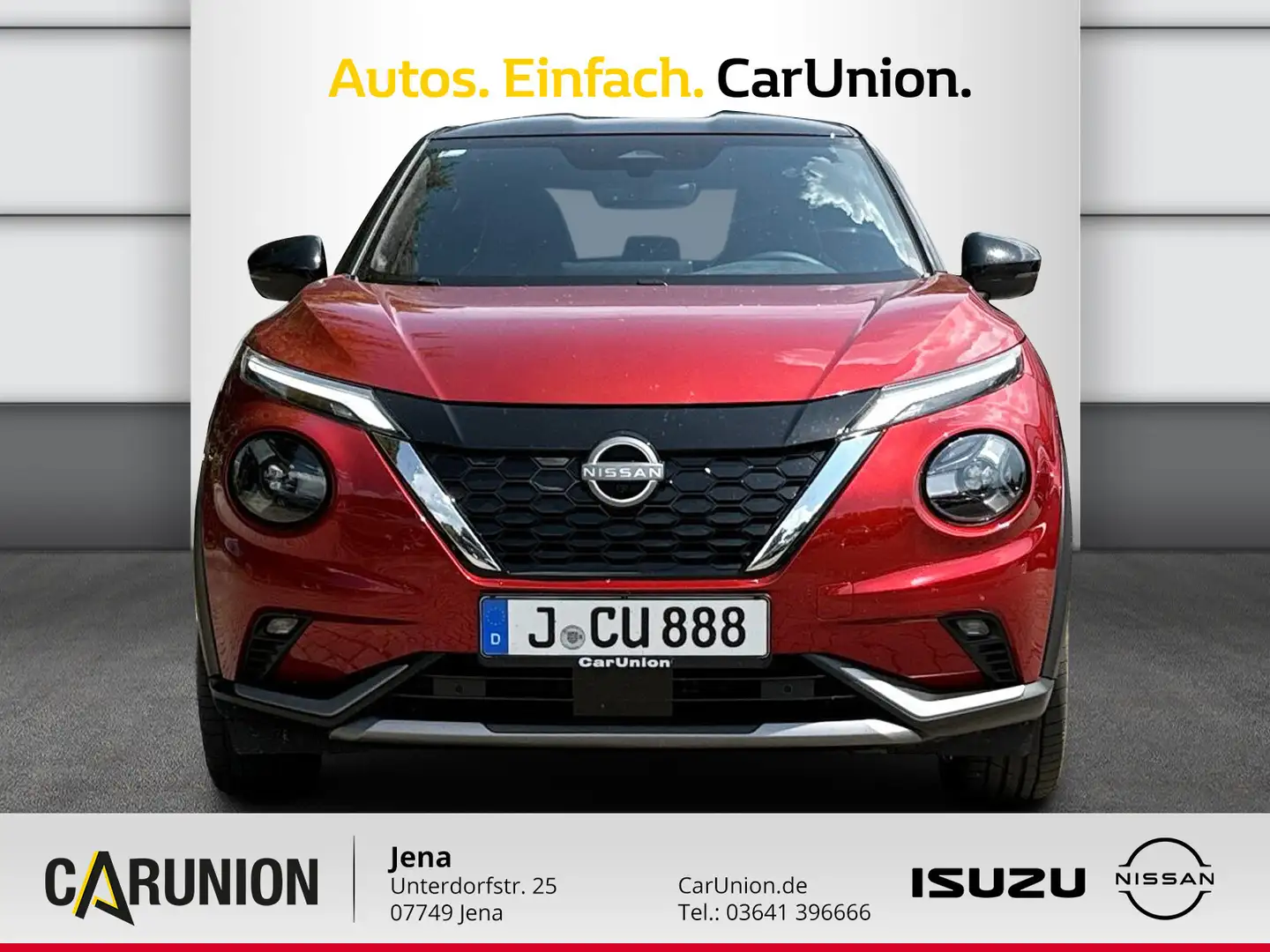 Nissan Juke 1.6 HYBRID 143 PS 4AMT N-Design Rood - 2