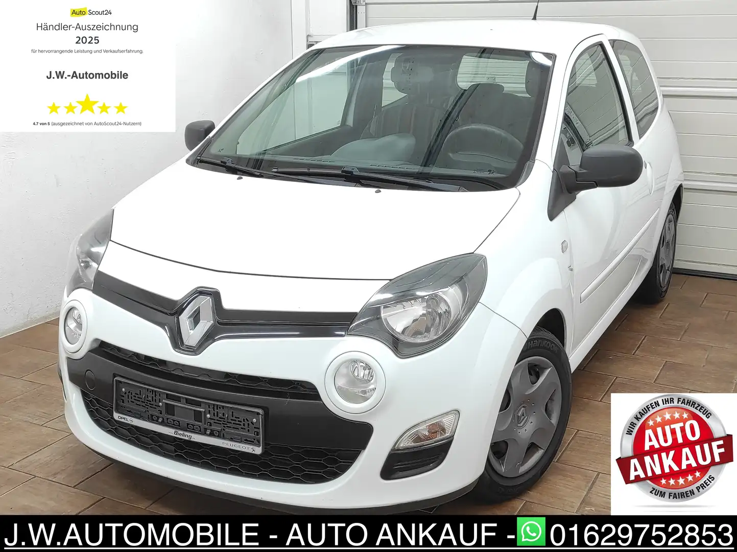 Renault Twingo 1.2 *TÜV NEU* EURO-5 KLIMA ALLWETTER TEMP ISOFI Weiß - 1