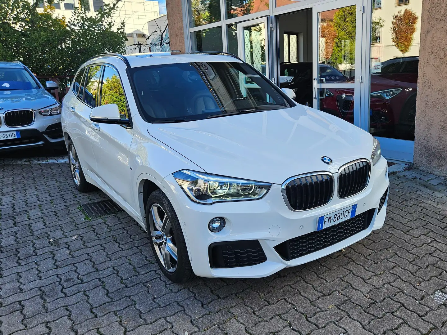 BMW X1 X1 xdrive25d Msport auto 231CV PELLE-TETTO Bianco - 1