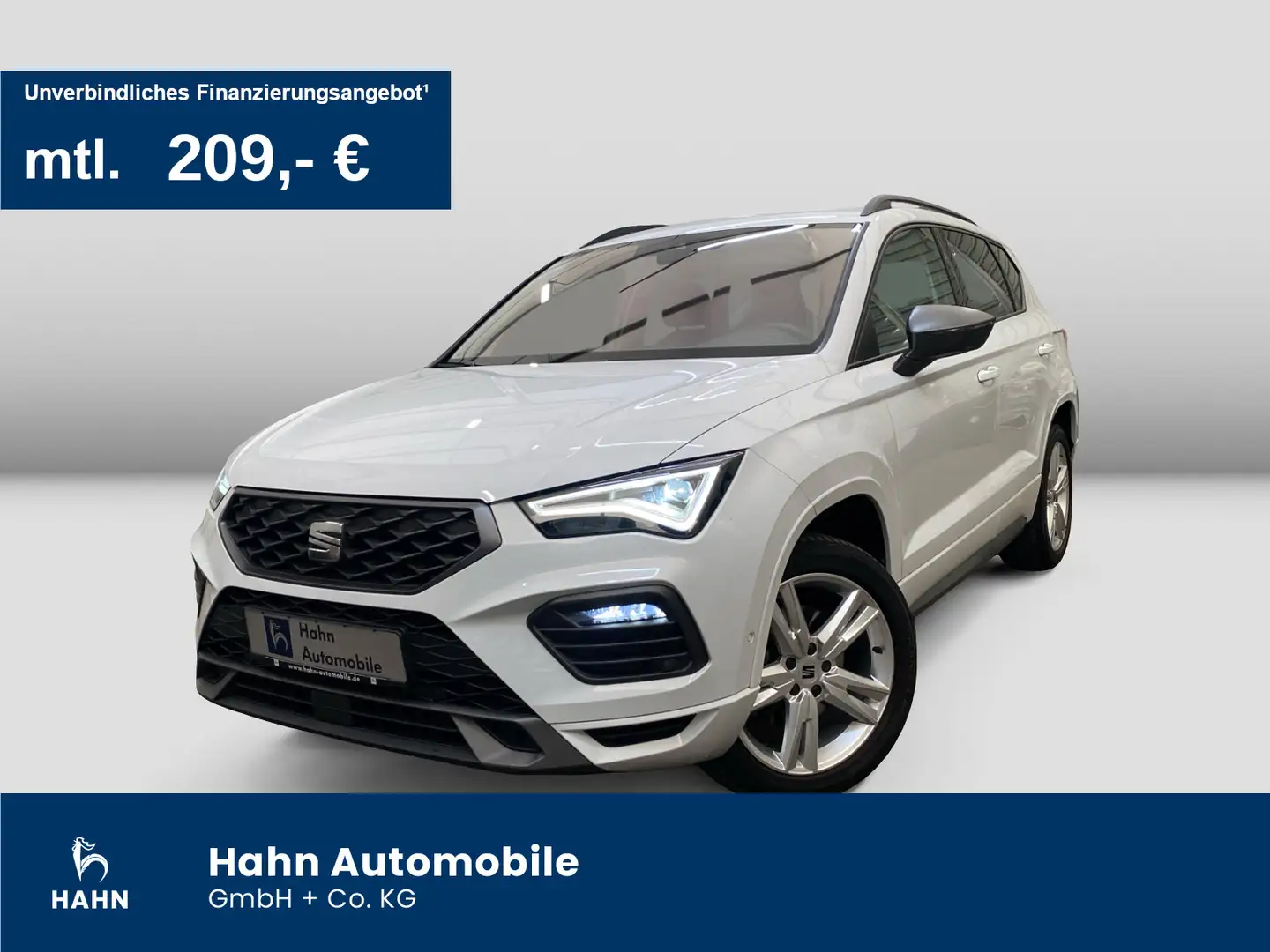 SEAT Ateca 2.0 TDI FR Kamera ACC Navi Klima FullLink Weiß - 1