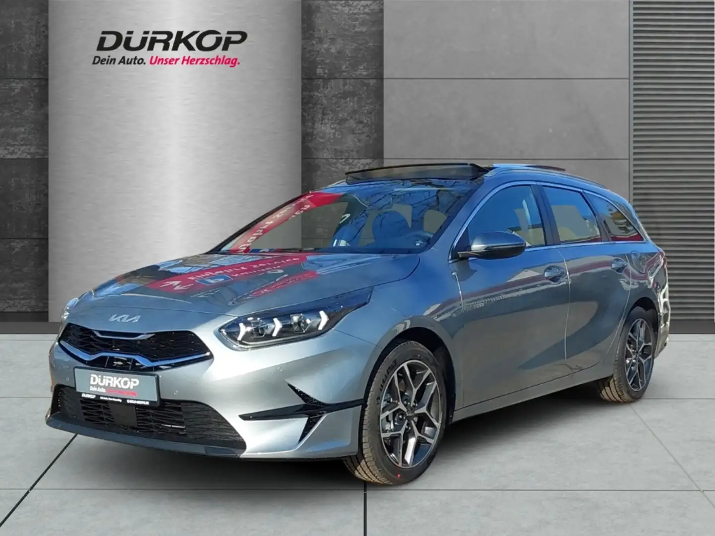 Kia Ceed SW / cee'd SW Spirit 1.5T DCT7 Leder Technologie-Paket El. Panod Silber - 1