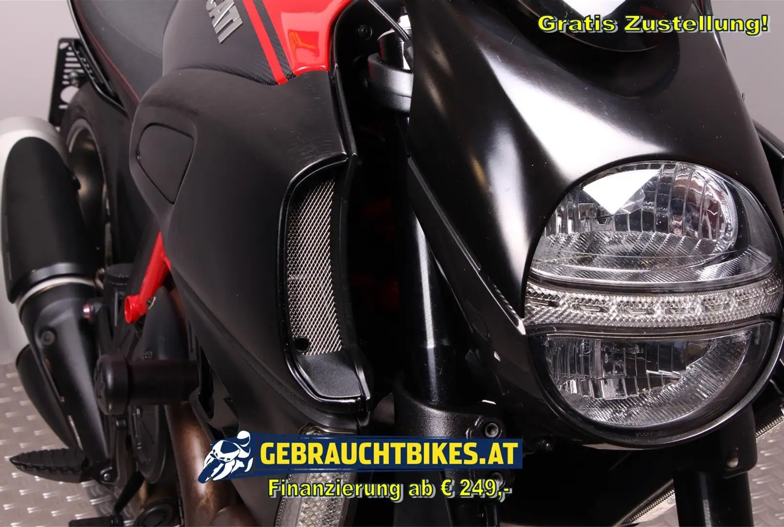 Ducati Diavel 1200 ABS, mit Garantie, Teilzahlung möglich! Rosso - 2