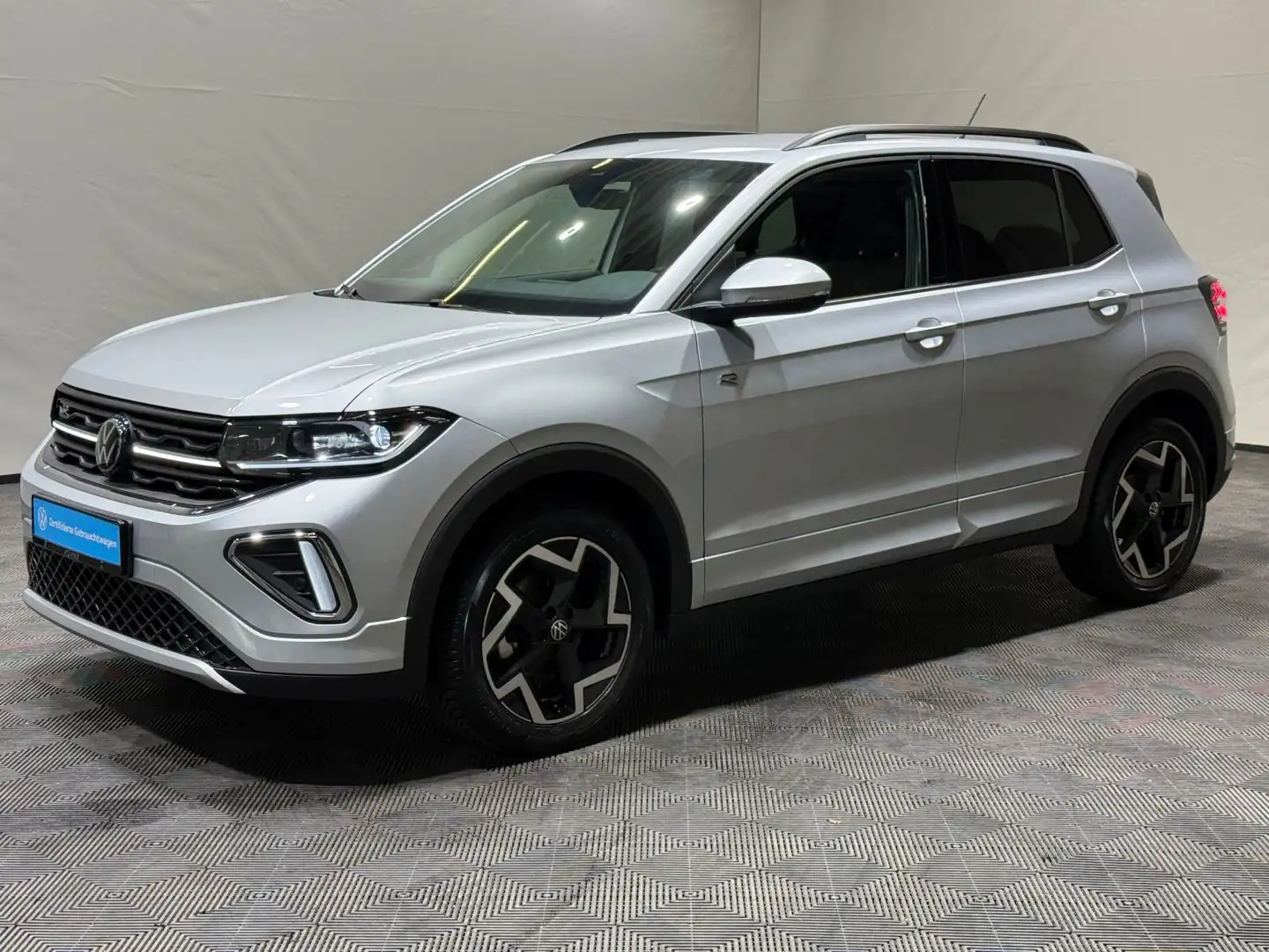 Volkswagen T-Cross R-Line 1.5 TSI DSG | MATRIX NAVI AHK ACC Silber - 2