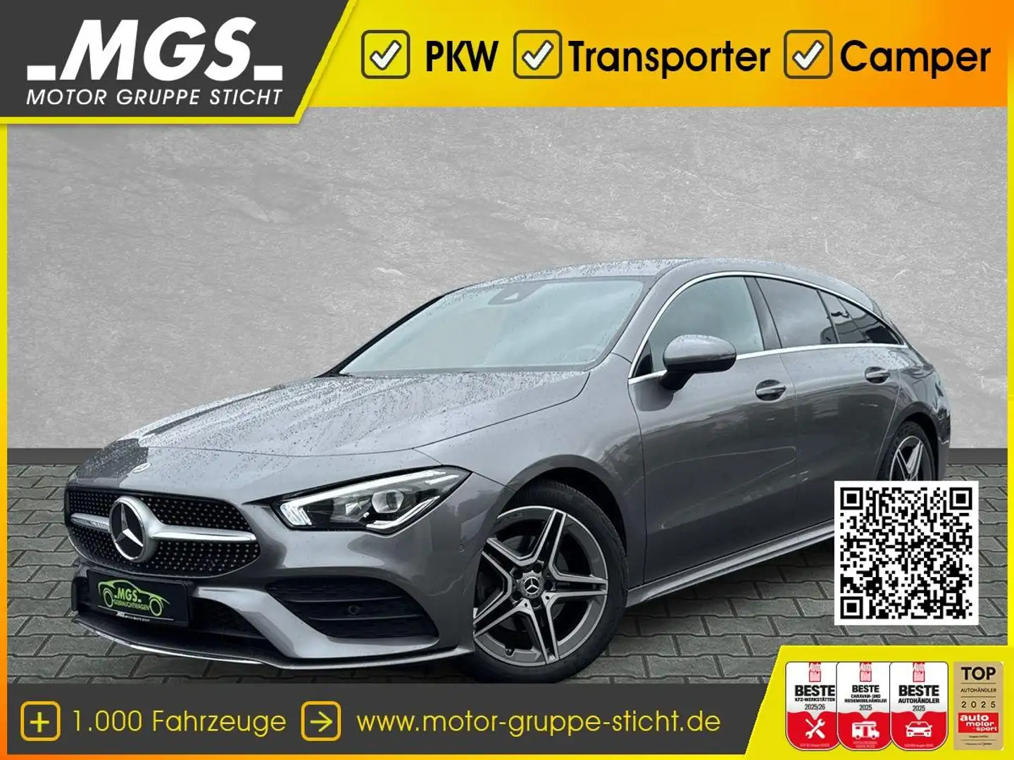 Mercedes-Benz CLA 200 AMG-Line 1.3 KAT #DAB #BT #NAVI Grau - 1