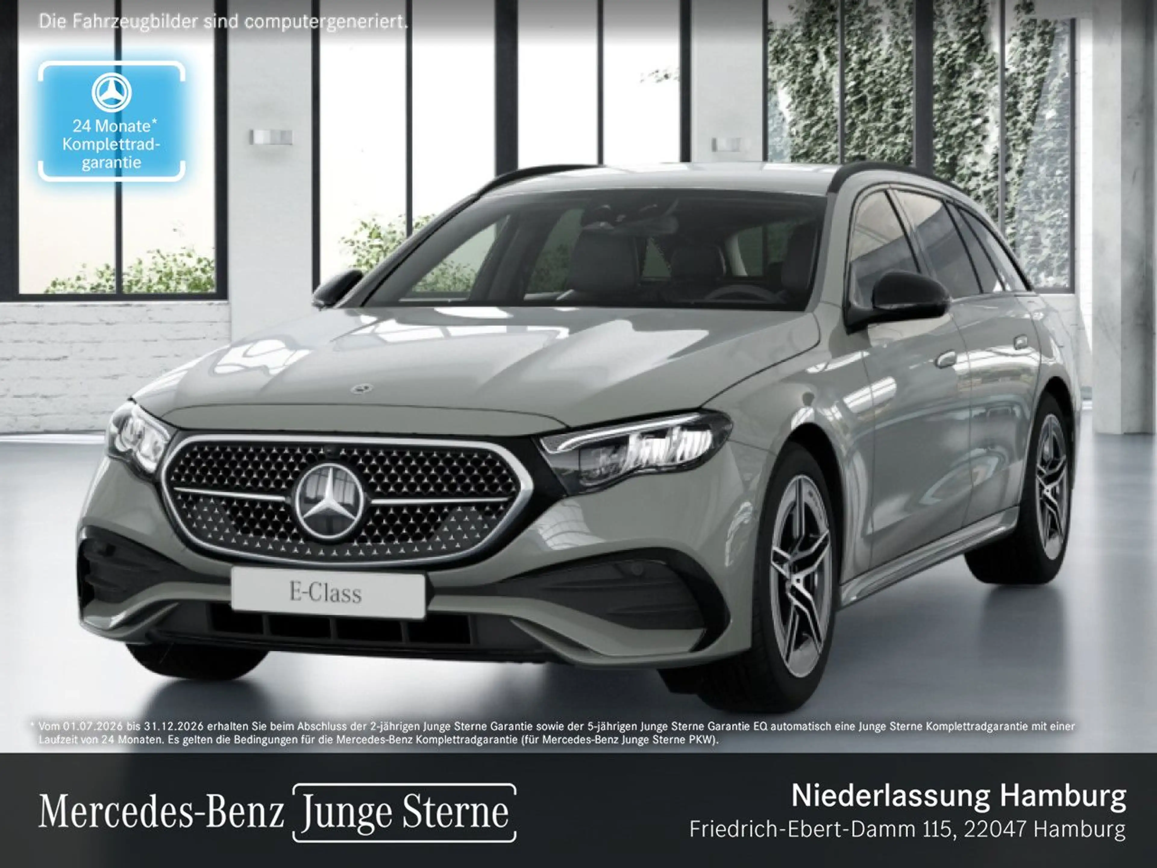 Mercedes-Benz E 300 de T 4M AMG Fahrass 360° Distr. LED AHK PTS