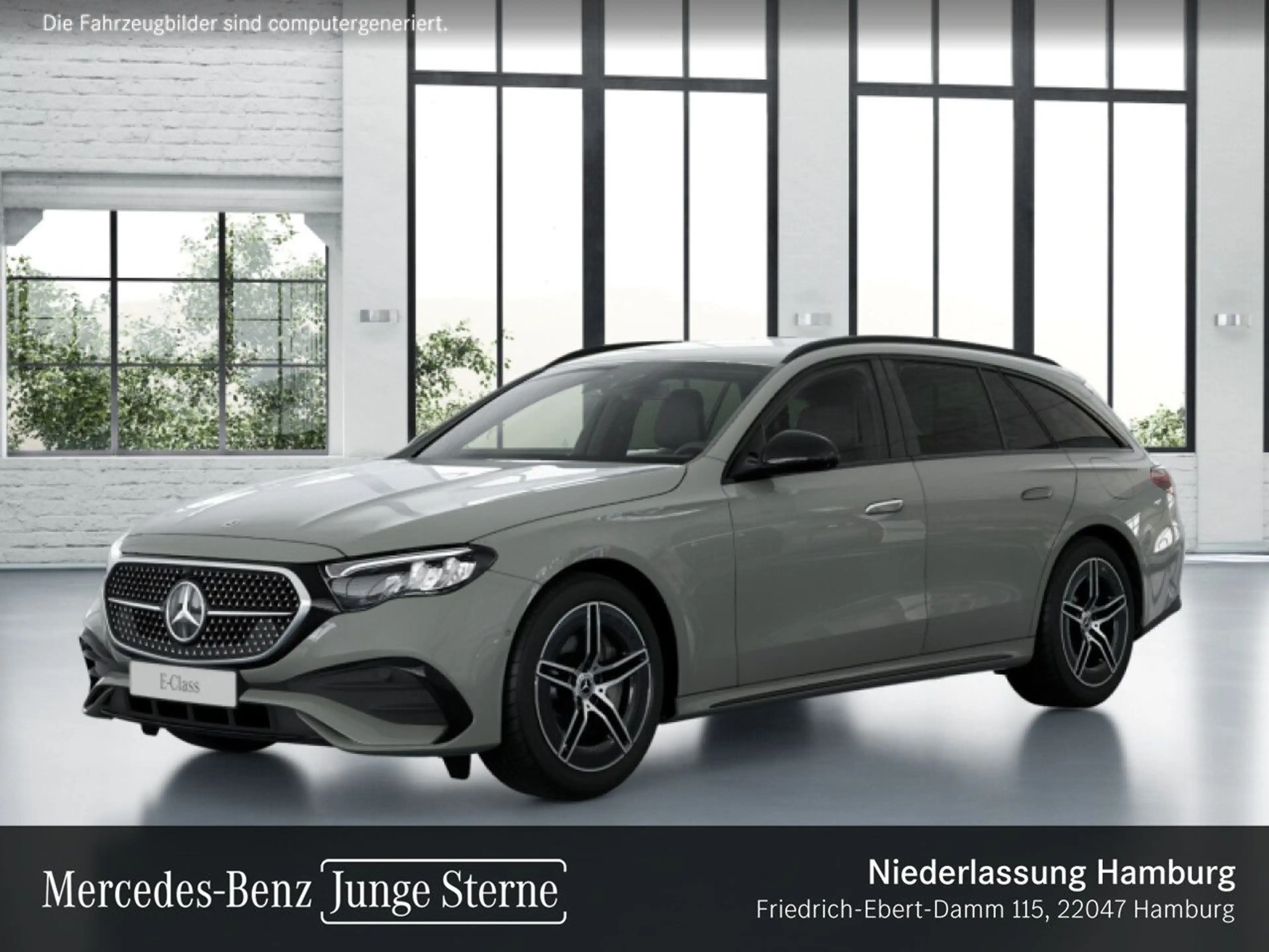 Mercedes-Benz E 300 de T 4M AMG Fahrass 360° Distr. LED AHK PTS — photo 14
