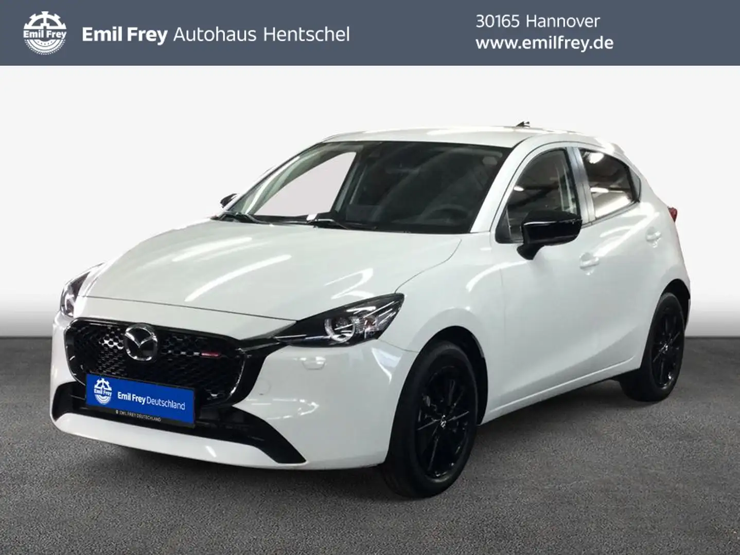 Mazda 2 e-SKYACTIV G 90 M HYBRID Homura 66 kW, 5-türig Білий - 1
