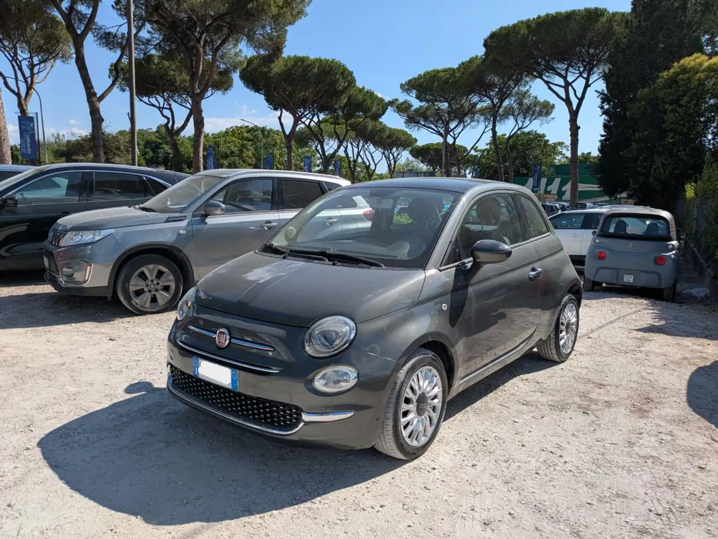 Fiat 500 LOUNGE AUTO 1.2cc 69cv TETTO PANORAMICO Grigio - 1