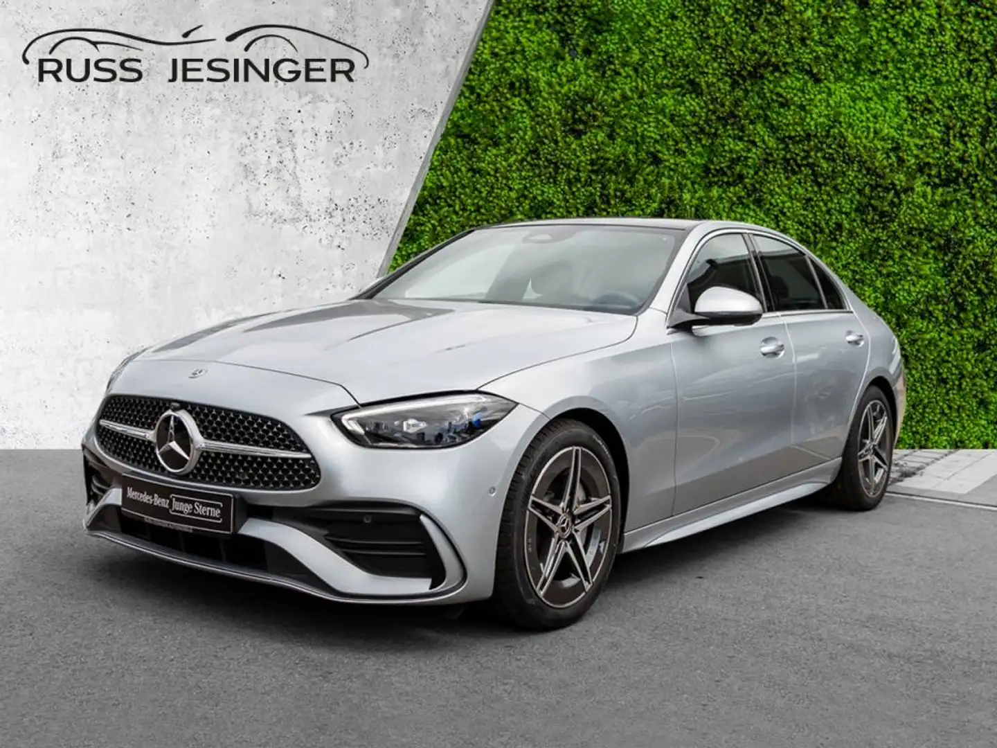 Mercedes-Benz C 200 AMG Line *MBUX*KeyGo*Pano*360*TotW*Memo Silber - 1