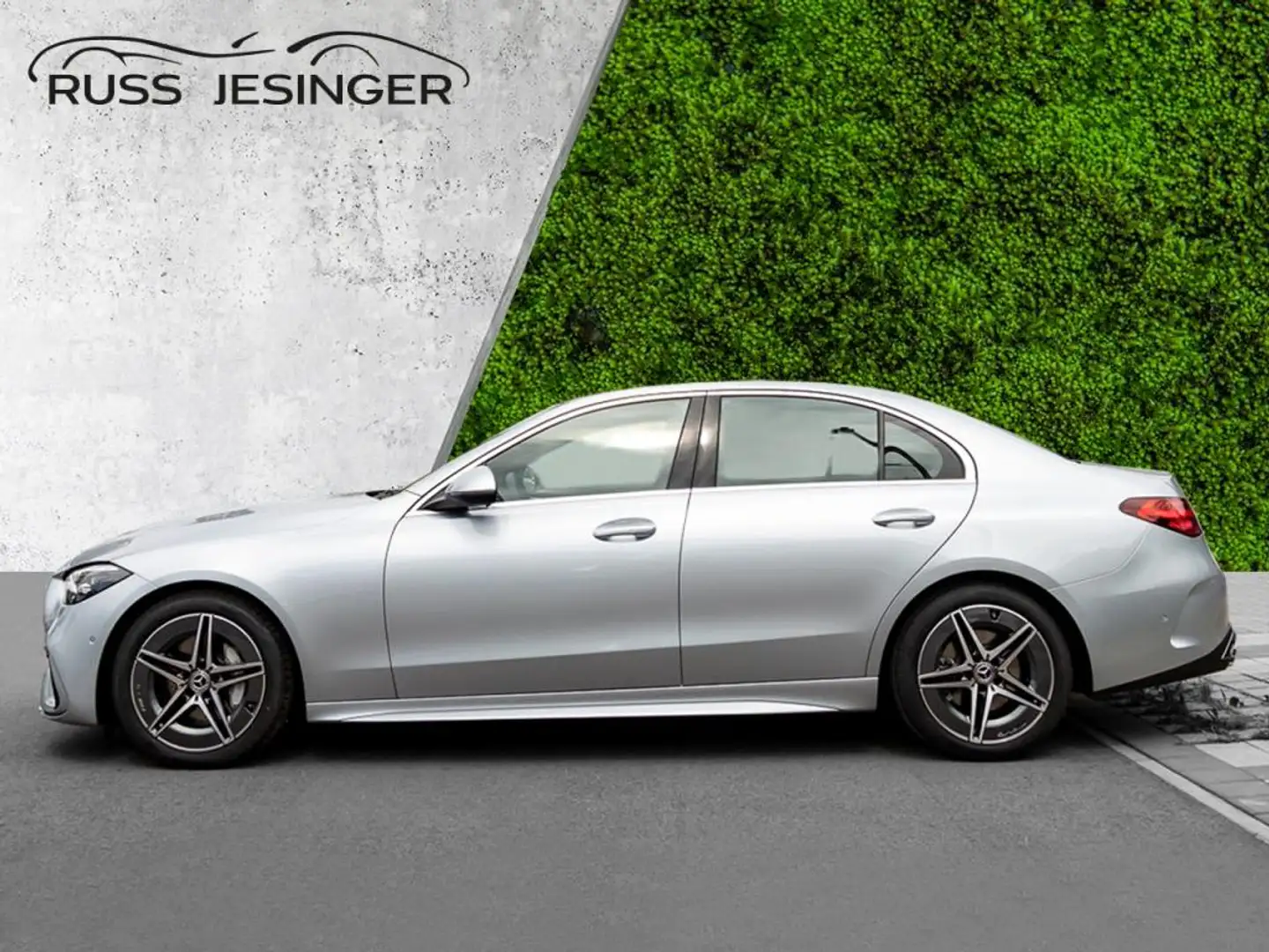 Mercedes-Benz C 200 AMG Line *MBUX*KeyGo*Pano*360*TotW*Memo Silber - 2
