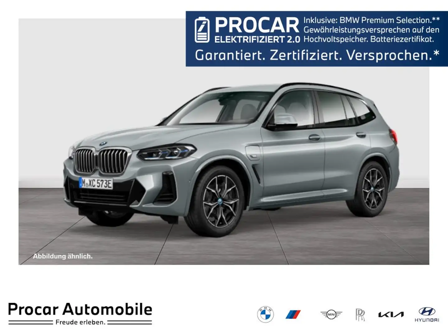 BMW X3 xDrive30e M Sport HUD AHK RFK NAVI LED Laser Grau - 1
