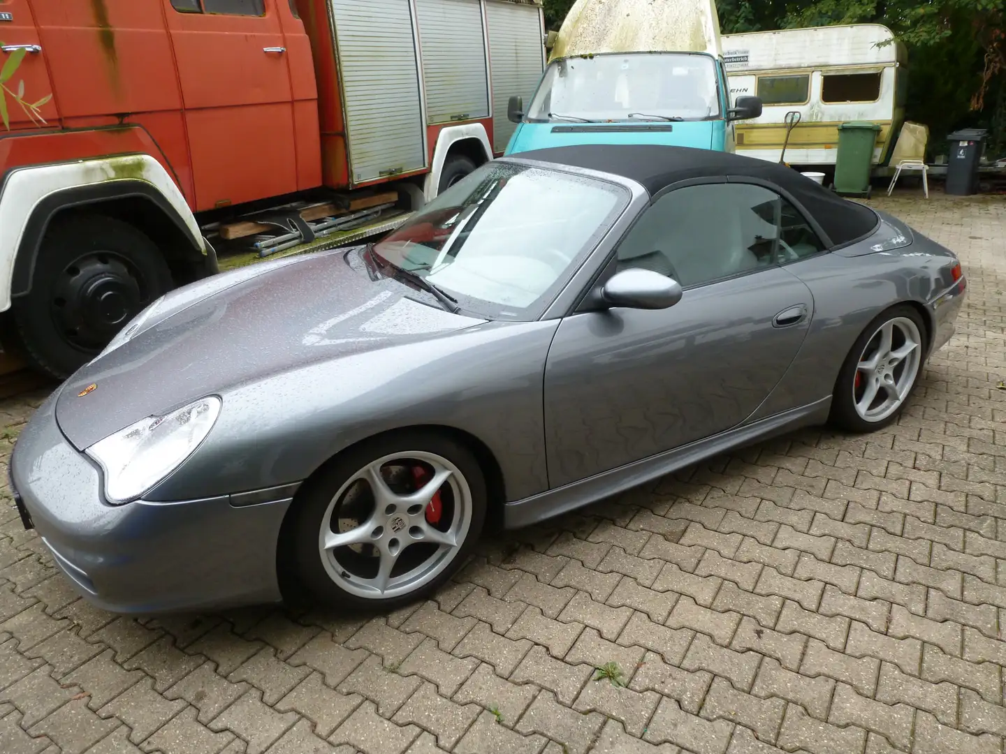 Porsche 996 Carrera Cabriolet mit Hardtop Grau - 2