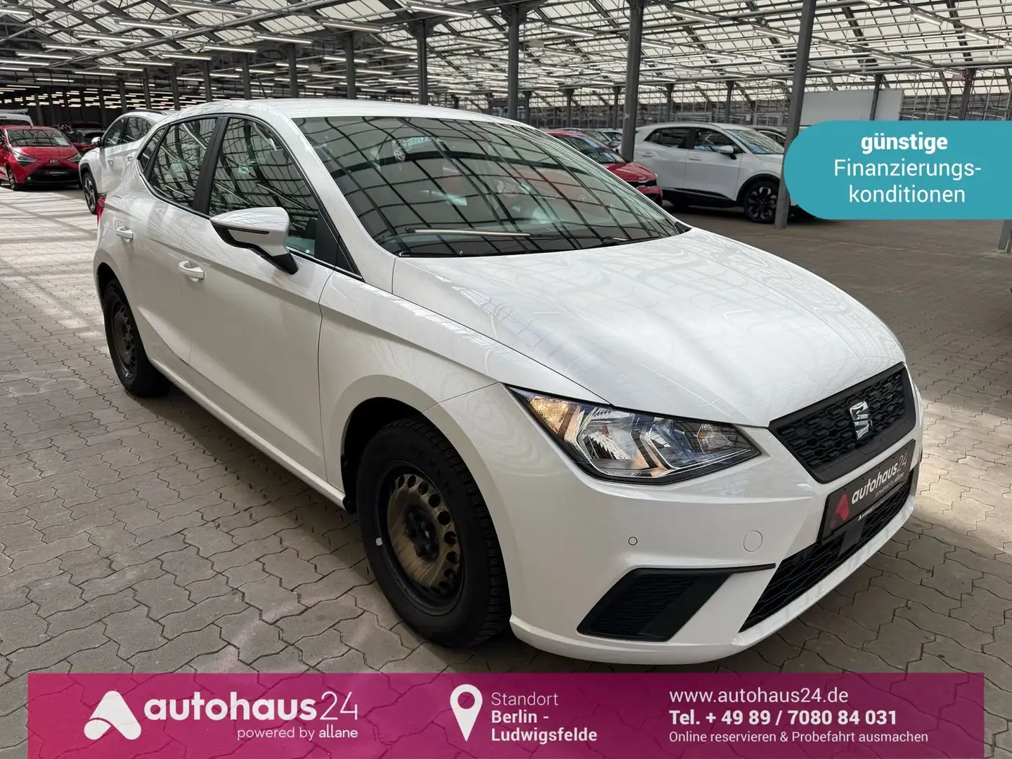 SEAT Ibiza 1.0 TSI Style  Klima|Sitzhzg|ParkPilot White - 1
