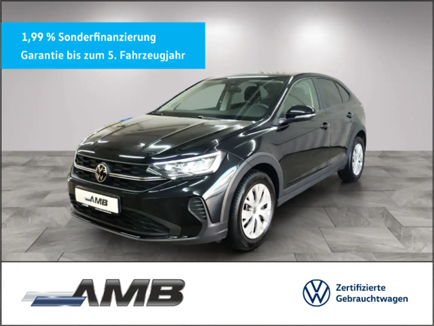 Volkswagen Taigo 1.0 TSI LED/Sitzhzg/var.Ladeboden/09.29Gar Nero - 1