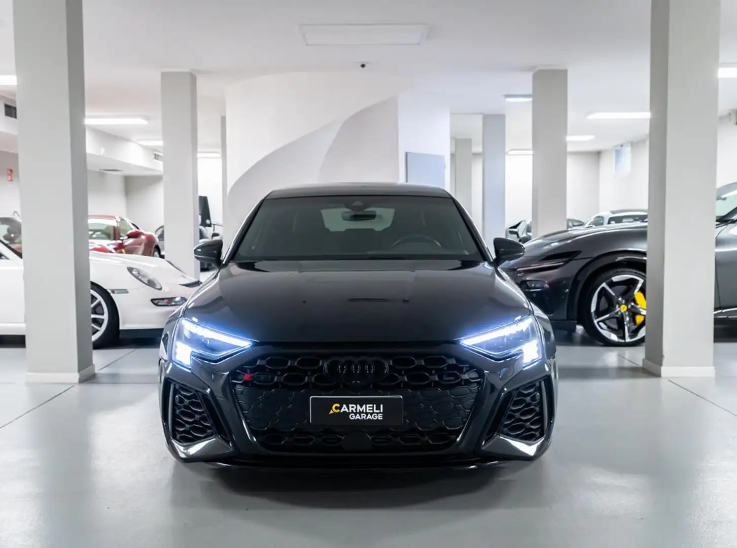 Audi RS3 SPB TFSI quattro S tronic CARBO-TETTO-SCARICO Negro - 2