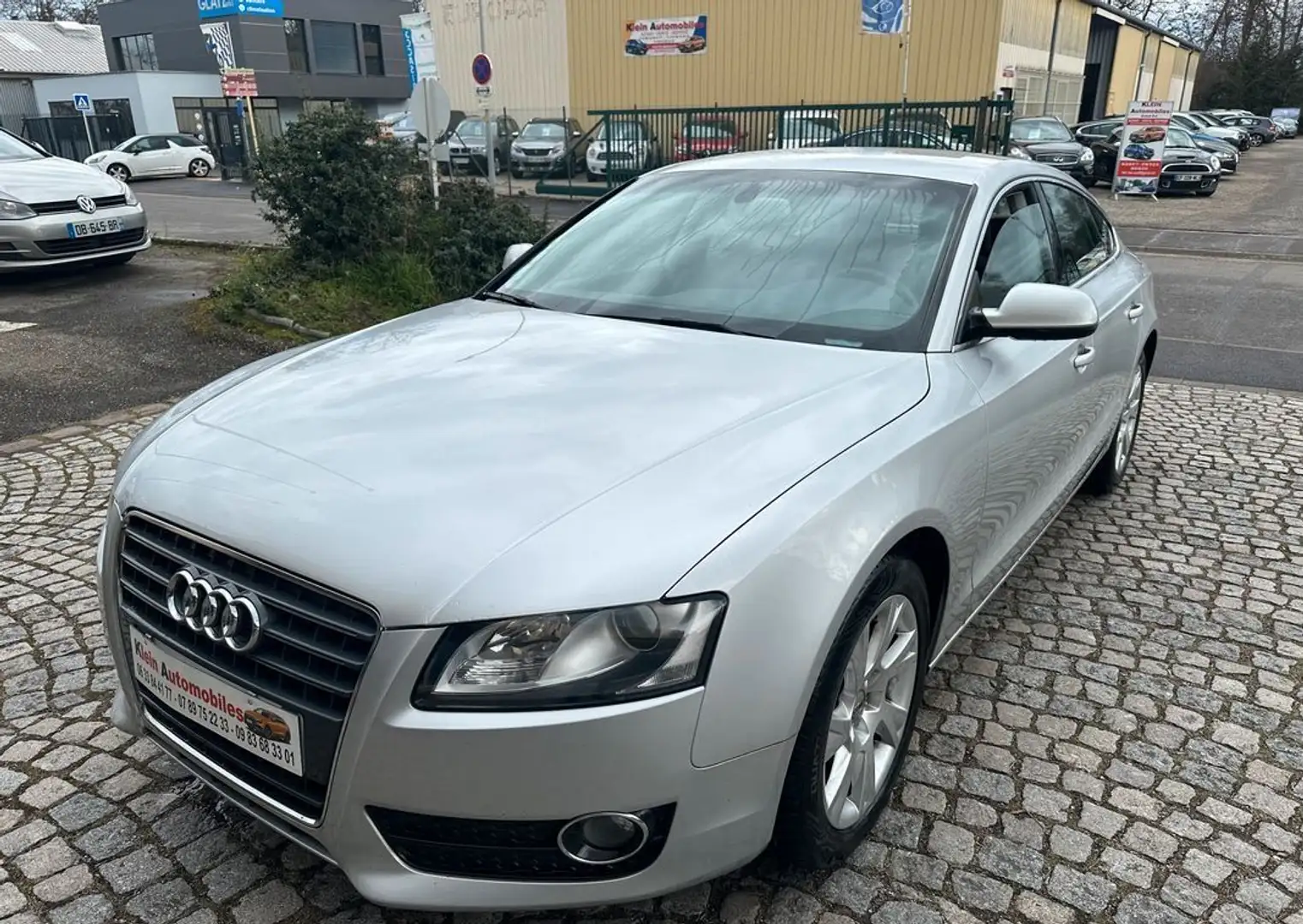 Audi A5 (8TA) 2.0 TDi 16V multitronic 143 cv Boîte auto-120700 km -2010 GPS Grau - 1