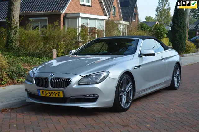 BMW 640 6-serie Cabrio 640i High Exe camera/leer/navi