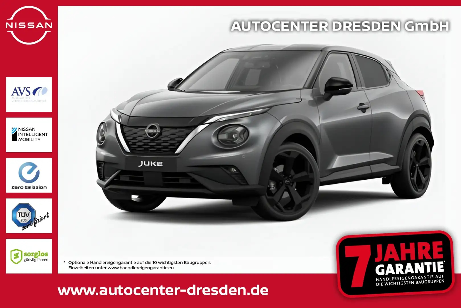 Nissan Juke 1.6 HYBRID 143 PS Tekna Navi SpurH Kam Bose Gris - 1