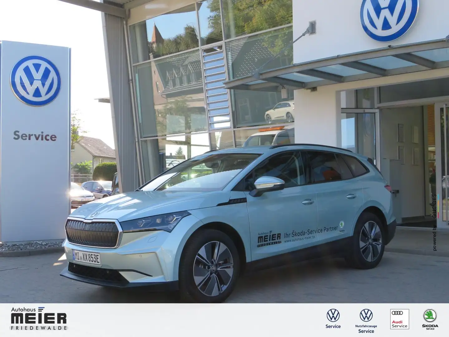 Skoda Enyaq iV 60 Kamera LED ACC Climatronic Navi Plateado - 1