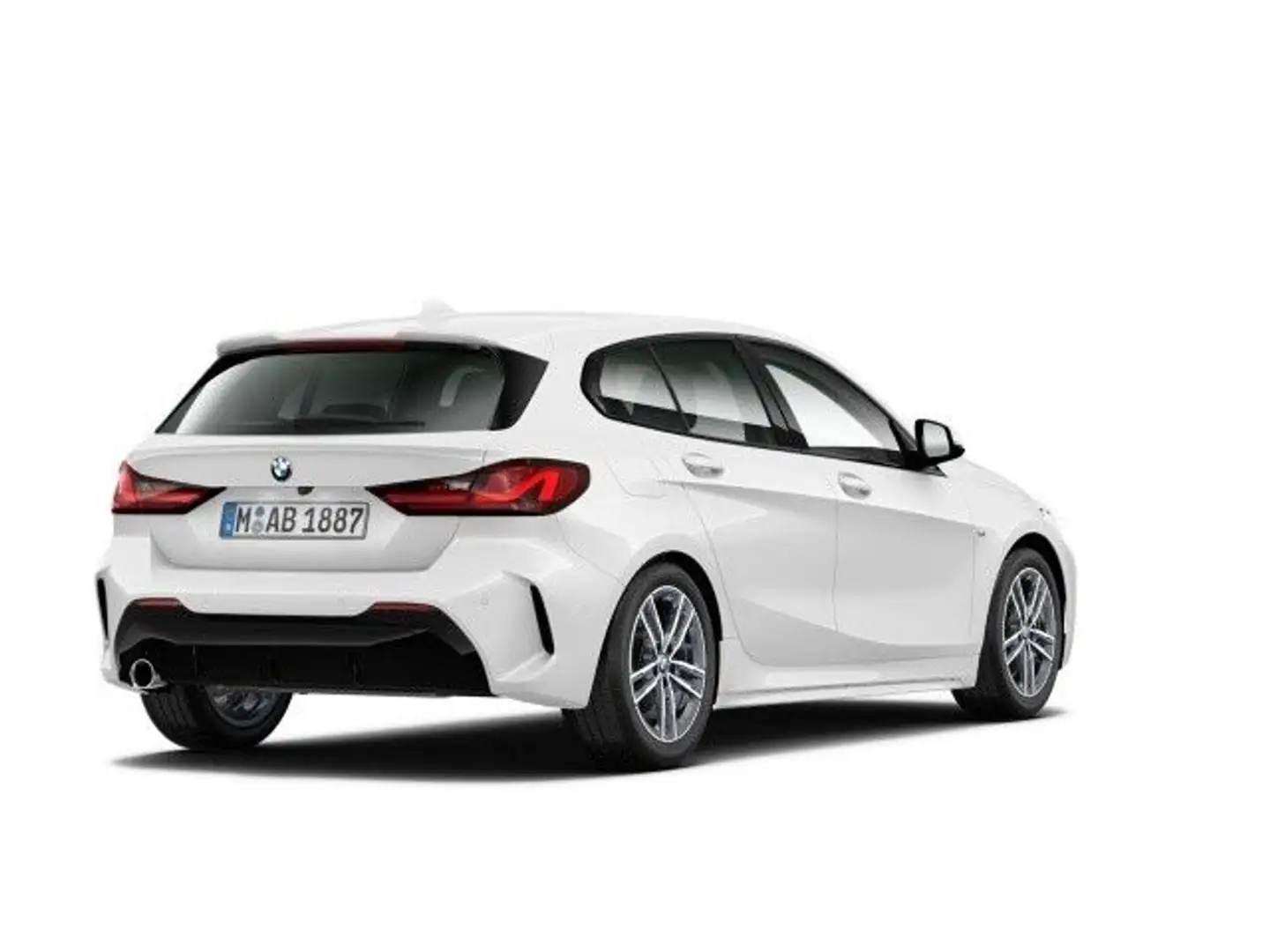 BMW 118 i M Sport Klimaaut. Sportsitze Außensp.Paket Weiß - 2