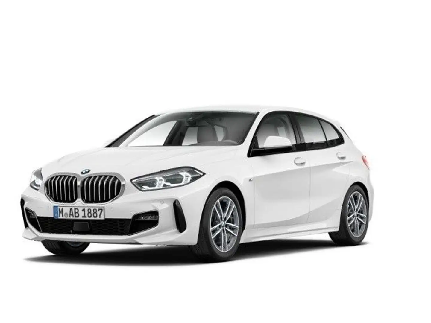 BMW 118 i M Sport Klimaaut. Sportsitze Außensp.Paket Weiß - 1