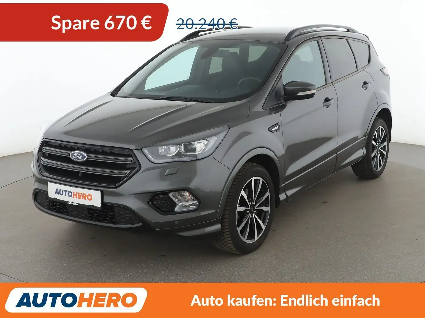 Ford Kuga 1.5 EcoBoost ST-Line *NAVI*TEMPO*LIM*PDC*SHZ*ALU* Schwarz - 1