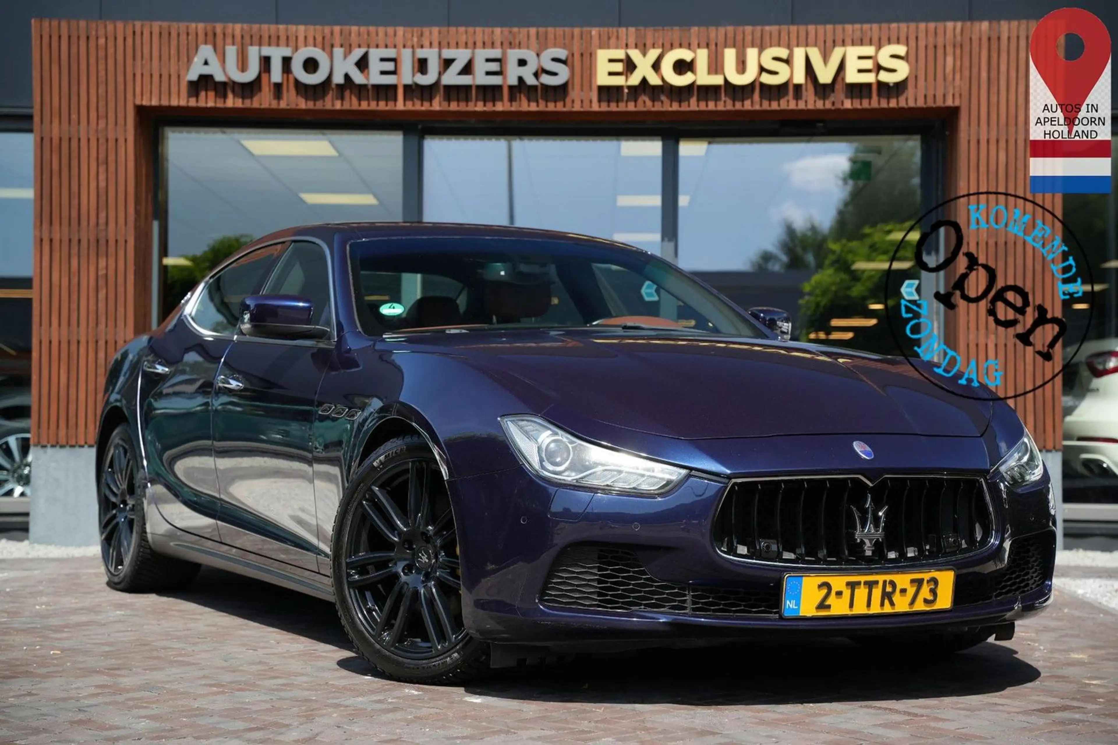 Maserati Ghibli 3.0 V6 D Luxe Leder Stoelvent. Navi Memor
