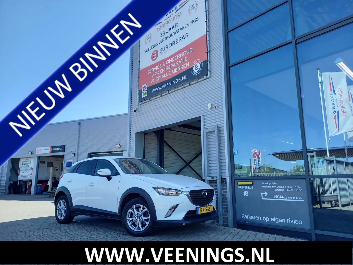 Mazda CX-3 2.0 SkyActiv-G 120 SkyLease+ - CLIMA - CRUISE - ST Bílá - 1