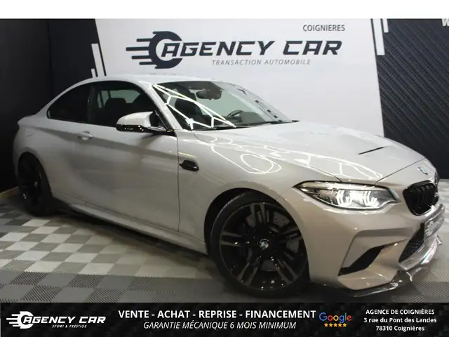 BMW M2 M2 Compétition 410 cv DKG - Pack carbone - Volant performance - Capot CS DKG-Plaqué Fr
