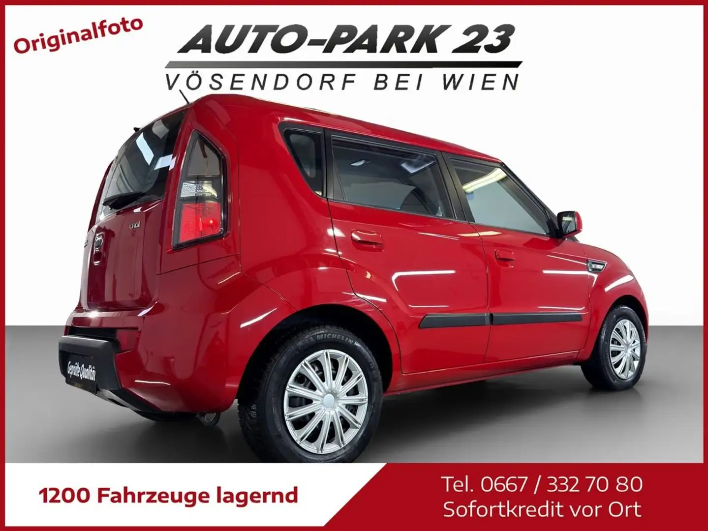 Kia Soul Soul 1,6 CRDi**NEUES-PICKERL 3/2027**MOD2011 Rot - 2