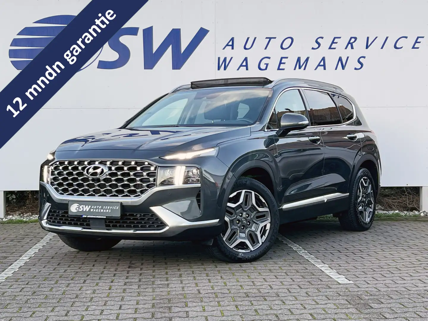 Hyundai SANTA FE 1.6 T-GDI PHEV Premium Plus Sky | Trekhaak | Leder Grijs - 1