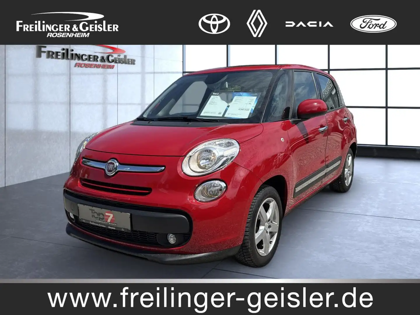 Fiat 500L Lounge Bluetooth Navi Klima Einparkhilfe Rot - 1