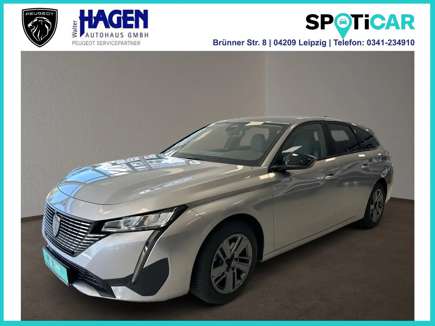 Peugeot 308 SW Allure 1.2 130 EAT8 PT PDC/RFK/SHZ/LED/DAB/NAVI Grau - 1