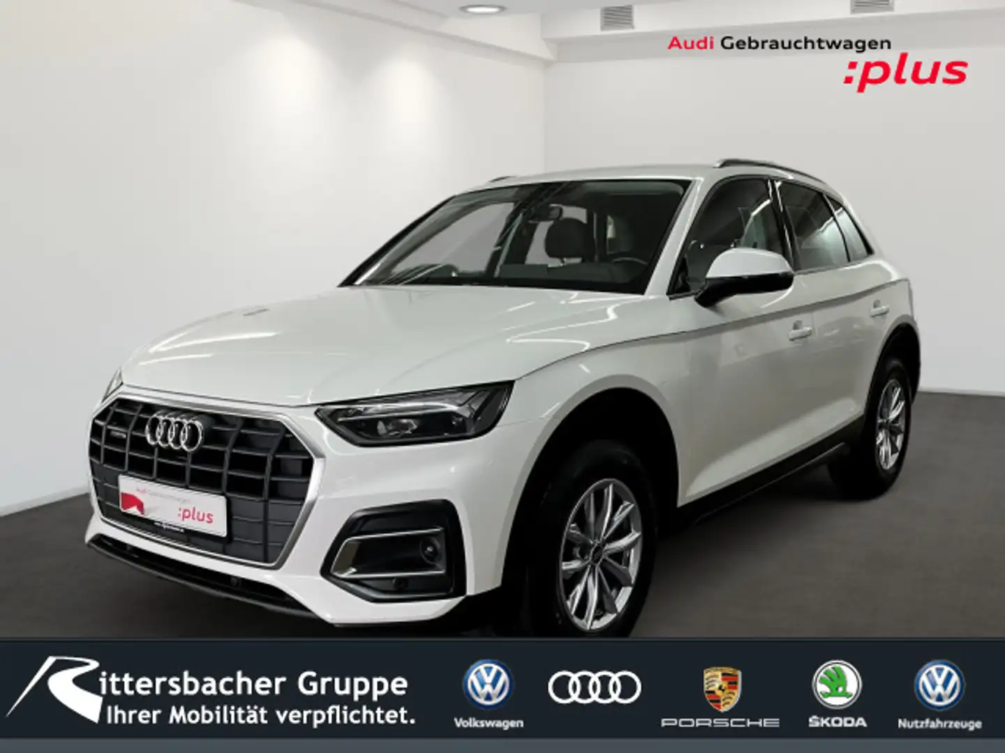 Audi Q5 40 TDI quattro Business+TourPaket AHK Weiß - 1