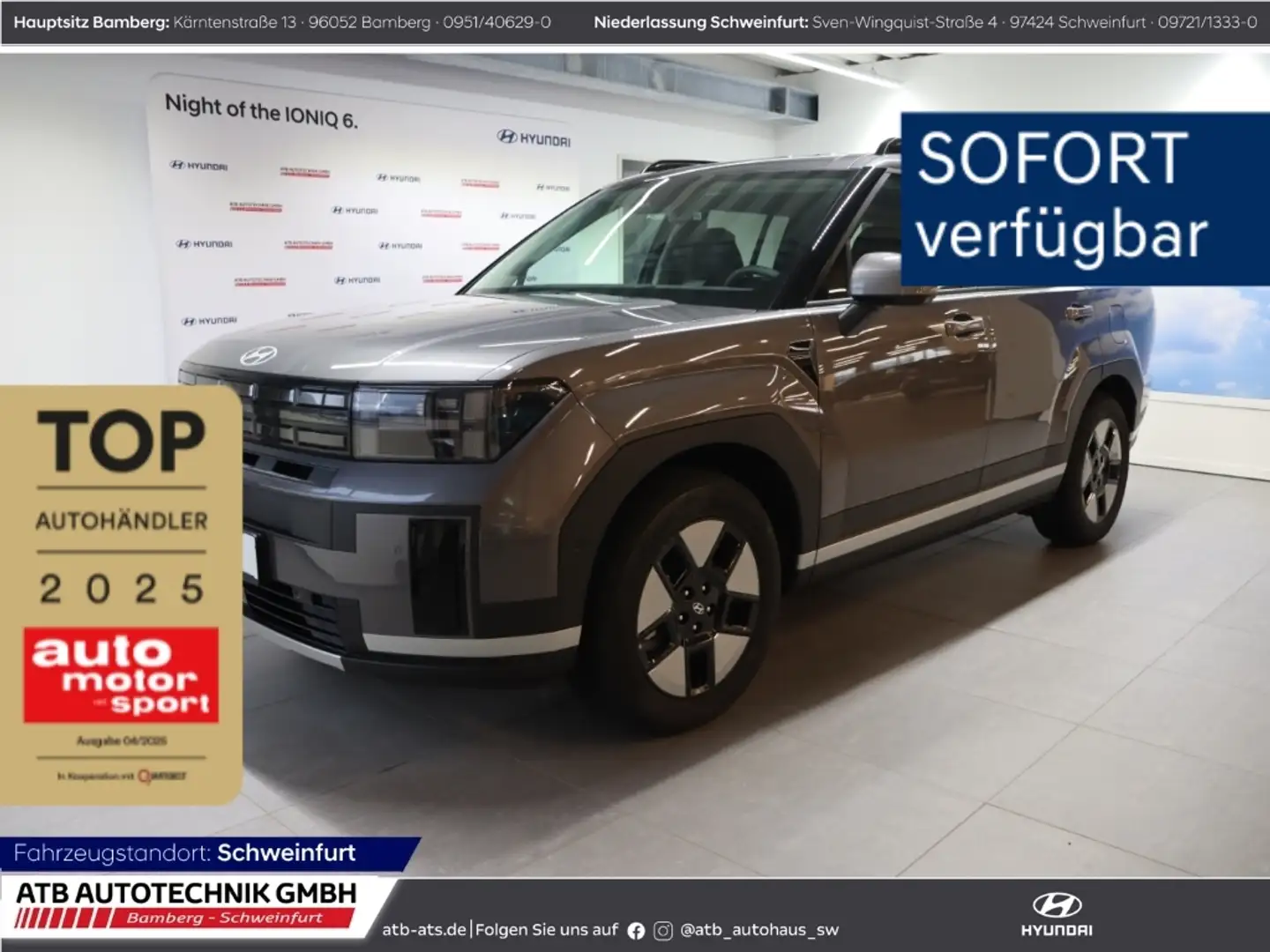 Hyundai SANTA FE Hybrid Intro Edition MY25 4WD 1.6 T-GDI 5-Sitzer Gris - 1