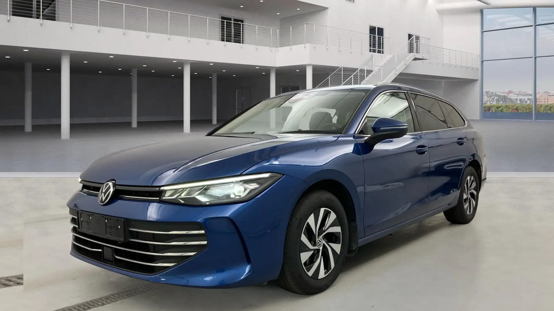 Volkswagen Passat Variant 1.5 eTSI Business AHK Standhzg 4xSHZ Massage NAVI Blau - 1